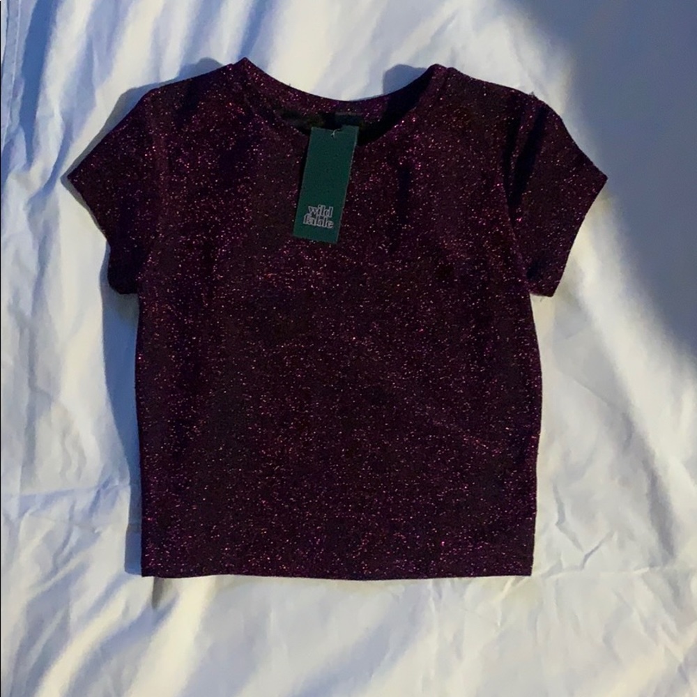 Wild Fable Dark Pink Crop top